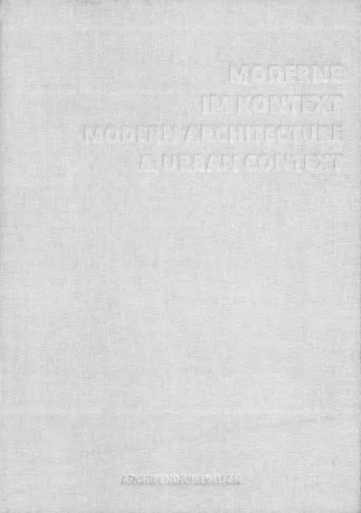 3 Moderne im Kontext 